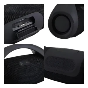 Caixa De Som Boomsbox Lançamento 2023 Led + Pen Drive 32gb - Imagem 8
