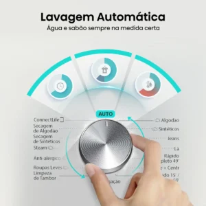 Lava E Seca Hisense 11kg Titanium Conectada Cinza-escuro - Imagem 8