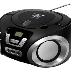 Micro System Megastar Mp-1842bt Radio Portatil Com Bluetooth USB FM Com Entrada Auxiliar in Fone e Toca CD - Imagem 1