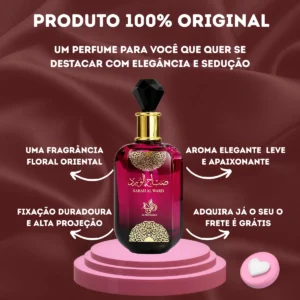 Perfume Arabe Feminino Al Wataniah Sabah Al Ward Edp 100ml - Imagem 4