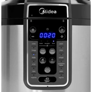 Panela De Pressão Elétrica 6 L Mastersteam Inox Midea Cor Cinza - Imagem 4