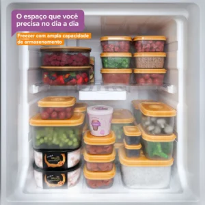Geladeira com freezer Continental TC45S con capacidad de 400L prata - Imagem 8