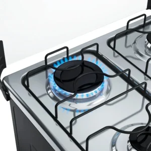 Fogão 4 Bocas Dako Supreme Mesa de Inox A Gás Titanium Bivolt - Imagem 4