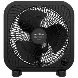 Ventilador Circulador Britânia 30w 3 Velocidades Bca25a Estrutura Preto Pás Preto Diâmetro 23 cm Frequência 60Hz Material das pás Plástico - Imagem 8