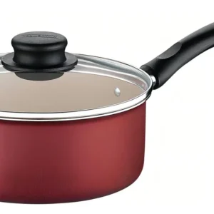 Jogo de Panelas Tramontina Turim em Alumínio com Revestimento Interno e Externo em Antiaderente Starflon Max Vermelho 10 Peças - Imagem 5