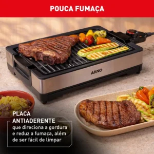 Churrasqueira elétrica Arno GPRA preta - Imagem 4