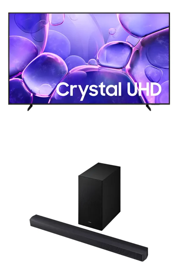 Combo Samsung Smart Tv 75 Crystal Uhd 4k + Soundbar Hw-b450f