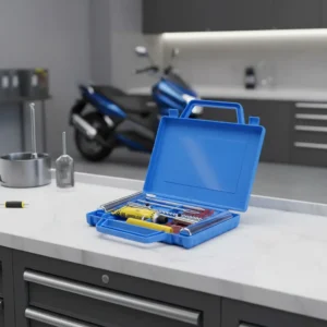 Kit Remendo Metal Reparo Macarrão Pneu Carro Moto C/ Maleta - Imagem 3