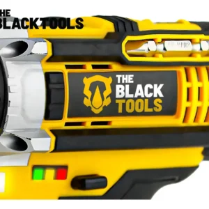 Parafusadeira Furadeira De Impacto The Black Tools Profissional TB-21PX 2 Baterias Com Maleta 60Hz Amarelo - Imagem 6