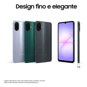 Celular Samsung Galaxy A07 256gb, 8gb, Câmera 50mp, Tela 6.7 , Proteção Ip54, Processador 6nm - Preto - Imagem 8