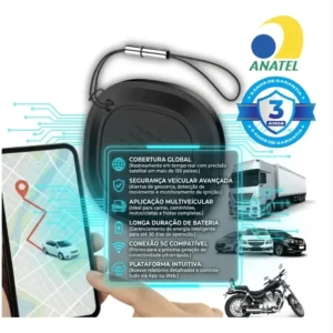 Mini Rastreador Veicular Gps Com Posicionamento Tempo Real - Imagem 2