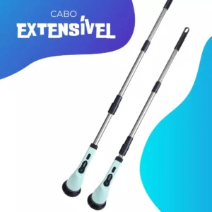 Escova De Limpeza MOP Elétrica 9 Em 1 Multifuncional Giratória Recarregável Cozinha Banheiro Esfregão Multiuso Rotatória Magica 360° Sem Fio Marca POP Imports - Imagem 5