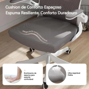 Cadeira Escritório Gamer Ergonômica Reclinável Giratoria 360 - Imagem 3