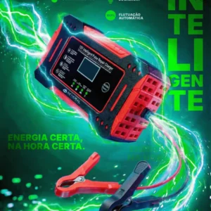 Carregador Inteligente De Bateria Automotiva Several Importados 12v Portátil Rápido Para Carro Moto E Veículos Several - Imagem 4