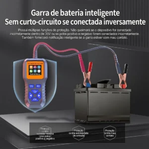 Testador De Bateria 12v/24v/35v Automotivo Portátil Aiyin - Imagem 8