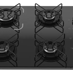 Cooktop 4 Bocas A Gás Itatiaia Itamega Preto Bivolt - Imagem 1