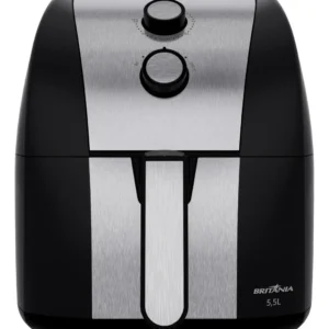 Britânia air fryer BFR51 5,5L antiaderente gold potência de 1500w cor preto - Imagem 3