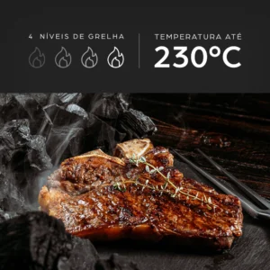 Fritadeira Elétrica Air Fryer WAP Barbecue Heat WC AB1030 - Imagem 5