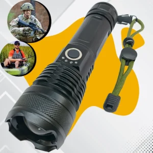Lanterna Mais Forte Do Mundo Recarregável Tática Potente Led Apfer - Imagem 1
