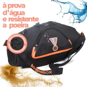 Capa Case Bolsa Jbl Boombox 4 Reforçada Transporte Seguro Cor Preto - Imagem 4