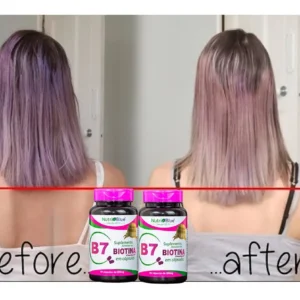 Remédio Anti Queda Capilar E Cresce Cabelo Biotina 60 Capsul - Imagem 7