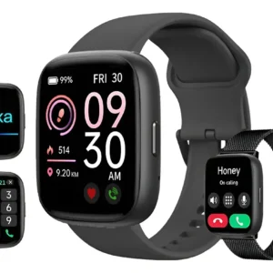Smartwatch Tassos Sw001-ouro Sw001 Tela De 1.83 Com Pulseira De Abs - Cor Preto - Imagem 1