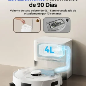 Robô Aspirador Redroad R11 Estação Automático Wi-fi 3 Em 1 - Imagem 6