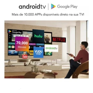 Smart TV 40 Polegadas Full HD Wi-Fi Android TV - Com Controle Remoto Padrão - Imagem 3