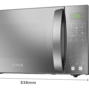Micro-ondas 32 Litros Cms46ar Cinza Consul - Imagem 6