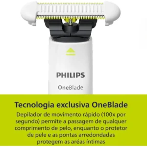 Aparador E Raspador Oneblade Intimate Qp1924/10 Philips - Imagem 4