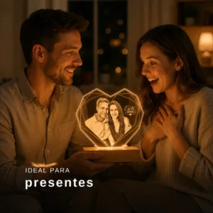 Luminária Coração Dia Dos Namorados - Presente Personalizado - Imagem 3