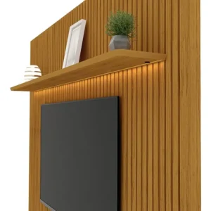 Rack Ripado Gelius Móveis com Painel para TV até 85 Polegadas LED Naturale - Imagem 3
