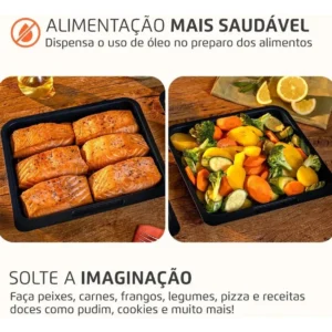 Fritadeira Elétrica AFON-12L-BG Forno Oven 12 Litros Preto Mondial - Imagem 7