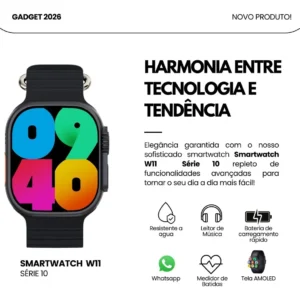 Relogio Smartwatch 10 Ultra Plus Tela Amoled Monitor 2026 O - Imagem 3