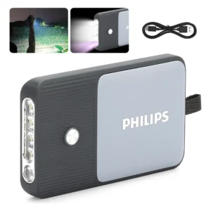 Philips Lanternas Led 350 Lm 1200mah Com Uv Sfl-3403 Preto Branco - Imagem 1
