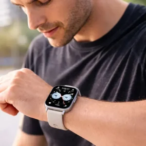 Relógio Smartwatch Redmi Watch 5 Active Lite Xiaomi Branco Gold Prateado - Imagem 7