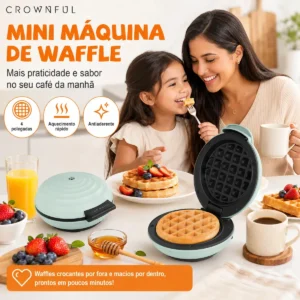 Máquinas De Waffles Waffle Mini 4 Polegadas 120v - Imagem 3