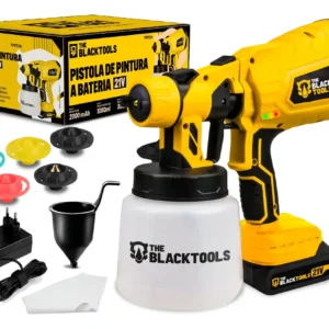 Pistola Pintura A Bateria 1,0 L Bivolt 500w + Acessórios - Imagem 1