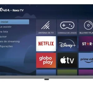 Smart Tv 32 Pol Hd Britânia B32kra Roku Tv Wi-fi Dolby Audio - Imagem 3