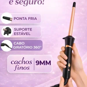 Modelador Profissional 9 Mm Cerâmico Cachos Finos E Definido - Imagem 6