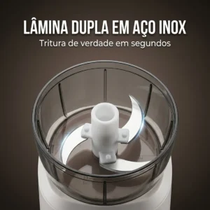 Mini Processador Alimento Elétrico Sem Fio Portátil Bivolt - Imagem 2