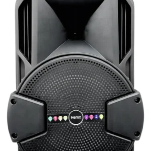 Caixa De Som 1000w Pmpo Mega Potente Microfone Cor Preto Heruz - Imagem 2