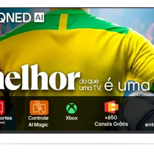 Smart TV 4K 50" LG QNED73 Portal de Games Processador AI α7 Ger8 4K Super Upscaling Google Cast Integrado Controle AI Magic WebOS 25 Modo Esportes Alerta de Esportes - Imagem 1