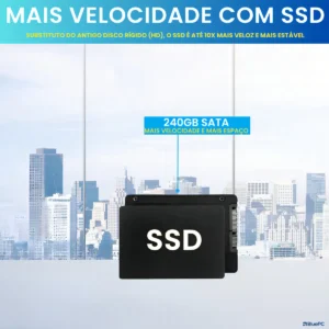 Computador Completo BluePC Office Intel Core i5 4570 (4ª Geração), 16GB RAM, 240GB SSD, Monitor 20" 75hz HDMI, Windows 10 Pro - CDF-099OF - Imagem 6