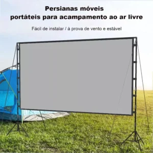 Tela De Projeção Reflexiva Para Projetor 100inch Com Suport - Imagem 8