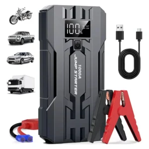 Vigomot Auxiliar Partida Bateria Portátil Carro Moto Para Emergências Start Potente 1000A - Imagem 1
