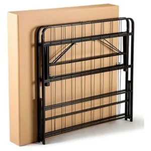 Cama Base Aço Dobrável Até 240kg 1,88m Solteiro Preto - Imagem 8