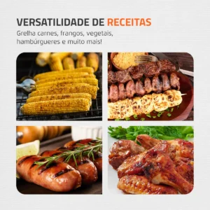 Churrasqueira Elétrica, Mondial, 1200W - CH-07 - Imagem 4
