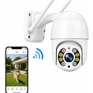 Camera Segurança Wifi Yoosee Mini Dome Full Hd Vianova Branco - Imagem 1