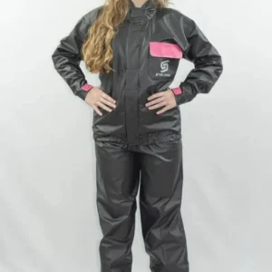 Capa Chuva Motoqueiro Impermeável Pvc Star Combate Feminina - Imagem 4